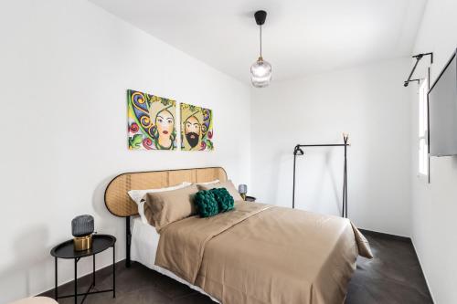 Postel nebo postele na pokoji v ubytování Dimo luxury apartment 2