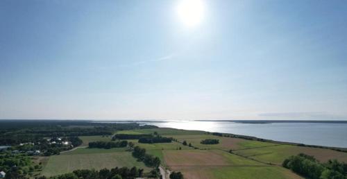 Naturlandskabet i nærheden af den private indkvartering