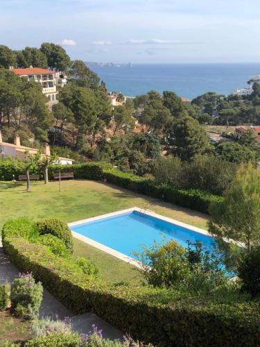 Πισίνα στο ή κοντά στο BEGUR, maison 3 chambres La Creu 22, vue sur mer