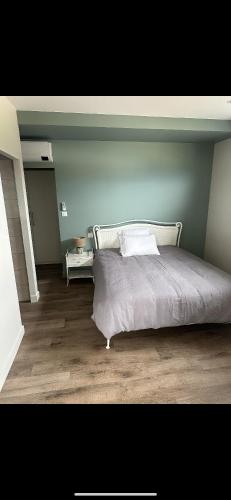 En eller flere senge i et værelse på Appartement avec un agréable point de vue et quartier calme