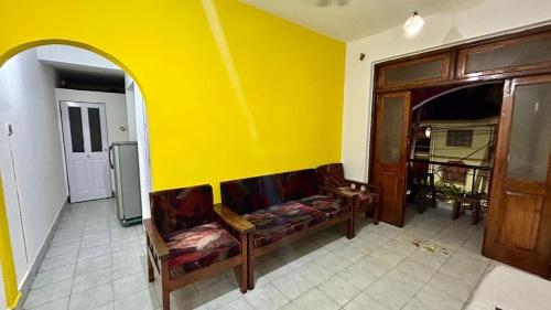 Posezení v ubytování Muffys Apartment