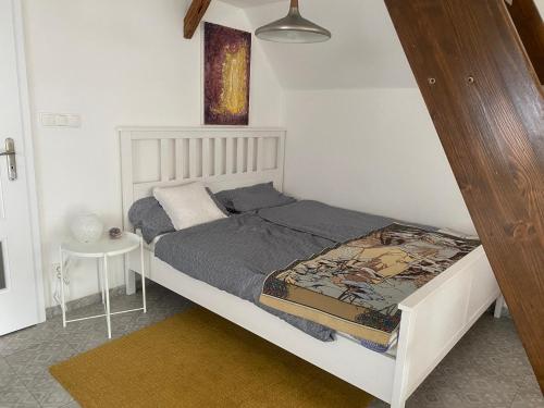 Postel nebo postele na pokoji v ubytování Podkrovní studio apartment pro 1-5 osob