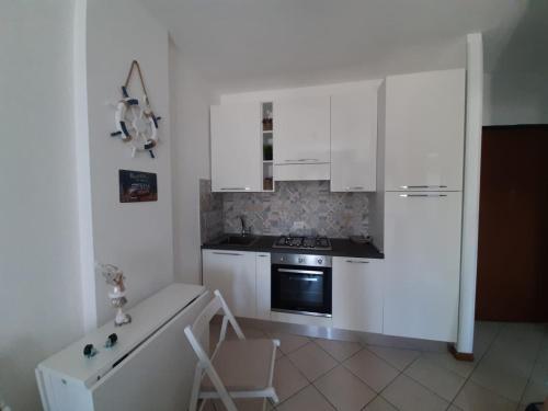 Η κουζίνα ή μικρή κουζίνα στο Casa vacanze Cerezo