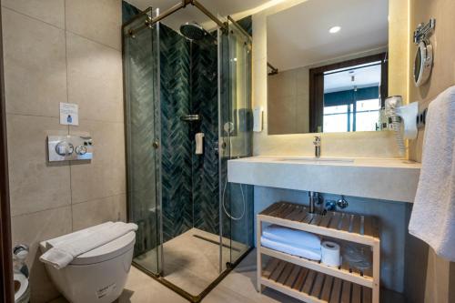 Koupelna v ubytování Armagrandi Spina Hotel-Special Category