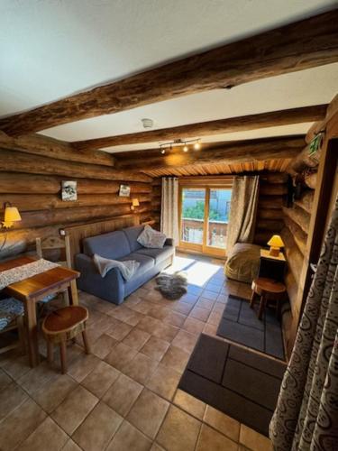 Posezení v ubytování Chalet Le Ranch