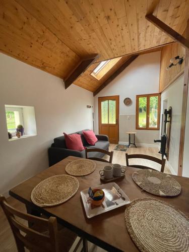 Posezení v ubytování La Maison Armoricaine