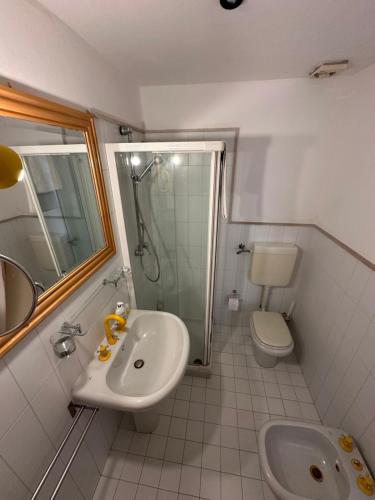 Koupelna v ubytování Casa dei gelsomini