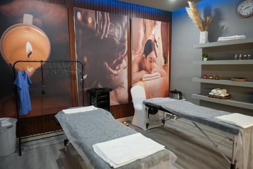 Spa dan/atau kemudahan kesihatan lain di فندق المدى العربية الفندقية