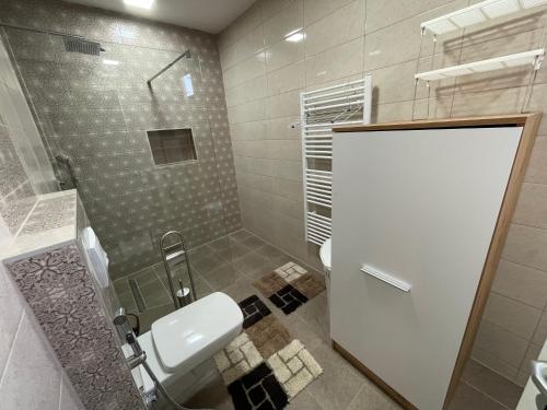 Koupelna v ubytování Studio apartman Bišće