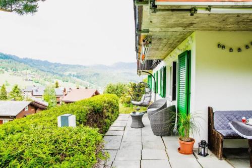 Nespecifikovaný výhled na hory nebo výhled na hory při pohledu z apartmánu