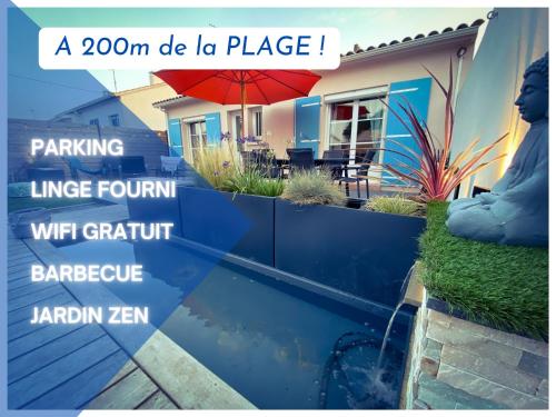 Zen et Cosy - Plage à Pieds - Villa tout confort