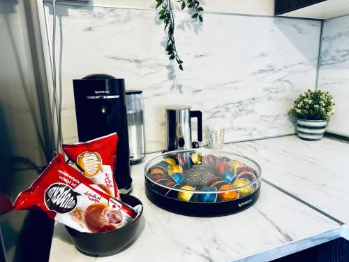 Dapur atau dapur kecil di Sun Sight - Deluxe Premium Suites