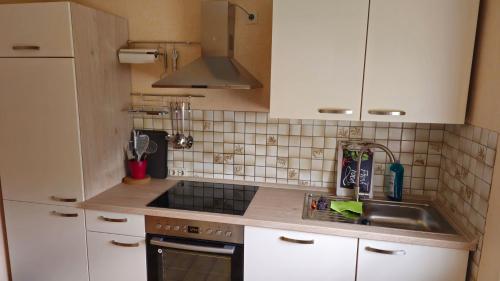 Una cocina o cocineta en Föhren Apartment