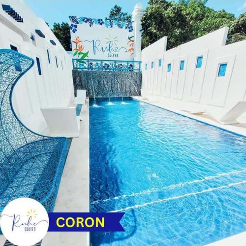 Bazén v ubytování Ruhe Suites Coron nebo v jeho okolí