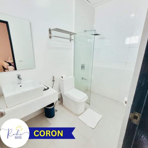 Koupelna v ubytování Ruhe Suites Coron