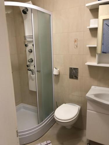 Koupelna v ubytování Studio Apartman LENESTA