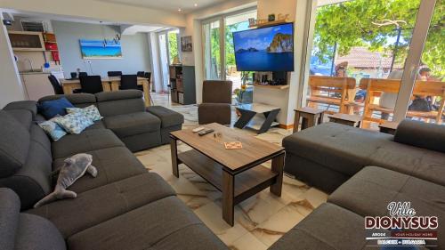 Μια τηλεόραση ή/και κέντρο ψυχαγωγίας στο Arode Villa Dionysus - Digital Nomads CoLiving