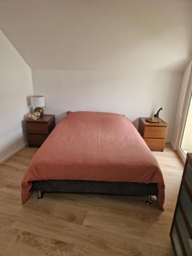 Postel nebo postele na pokoji v ubytování Dépendance cosy