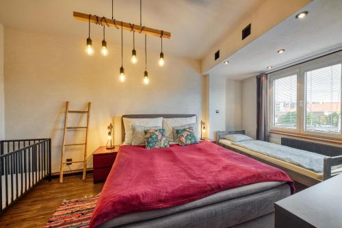Posteľ alebo postele v izbe v ubytovaní Mahalo Apartment