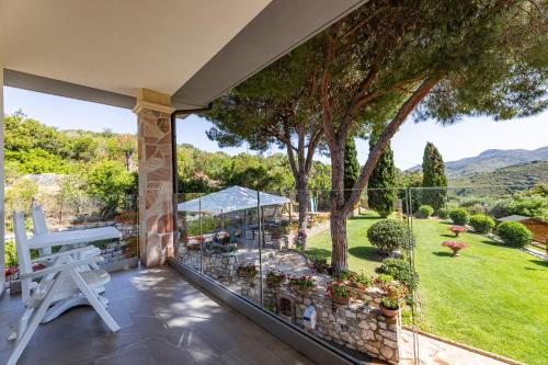 a view from the balcony of a house at Villa Capitorsola in Capoliveri