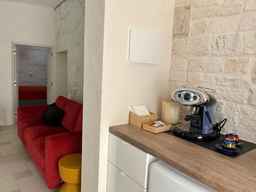 Η κουζίνα ή μικρή κουζίνα στο Montesanto 60 Suite & Relax Alberobello