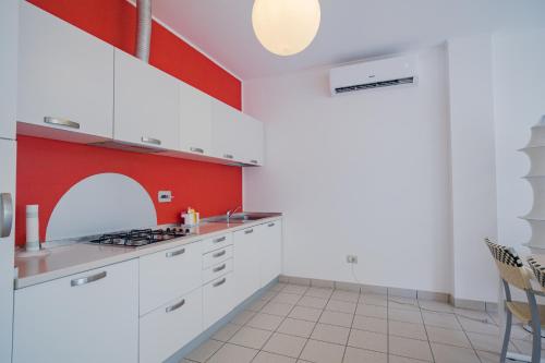 Kuchyň nebo kuchyňský kout v ubytování Solidago Residence
