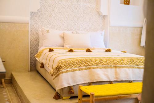 Letto o letti in una camera di Riad Zayn & Spa