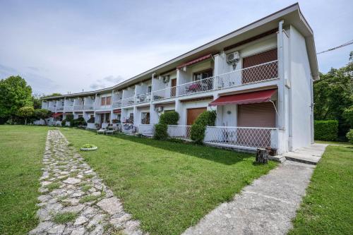 an exterior view of a building at Garda Panoramic House in Albisano