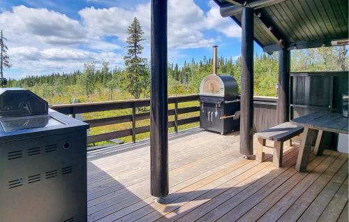 Balkón nebo terasa v ubytování Pet Friendly Home In Østby With Wifi