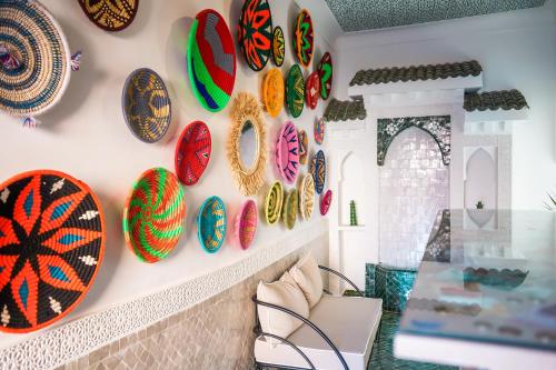 Area soggiorno di Riad Zayn & Spa