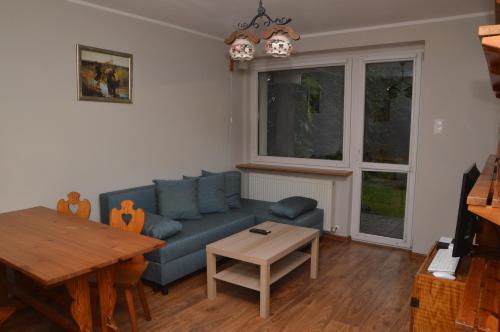 Posezení v ubytování Apartament U Hanki w Charzykowach