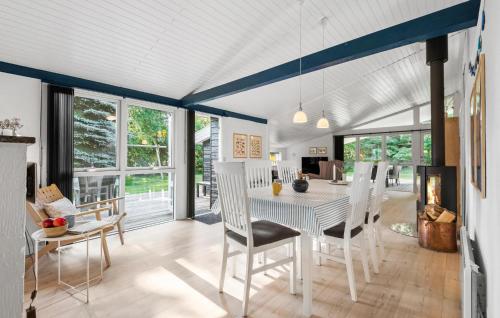 Χώρος καθιστικού στο Holiday Home Vestervænget Blåvand V