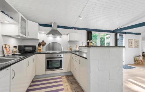 Η κουζίνα ή μικρή κουζίνα στο Holiday Home Vestervænget Blåvand V