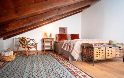Postel nebo postele na pokoji v ubytování Casa Marlonito