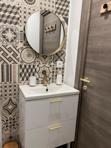 Koupelna v ubytování Au Coeur de Collioure