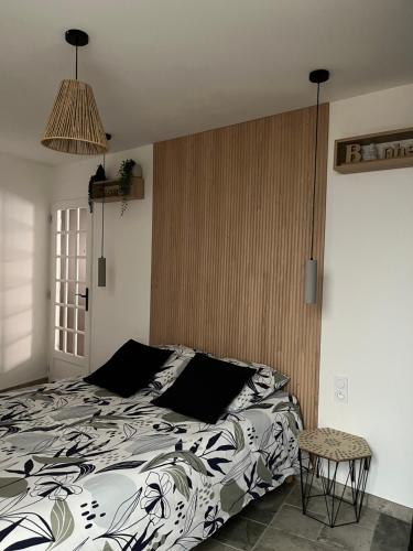 Postel nebo postele na pokoji v ubytování Au Coeur de Collioure