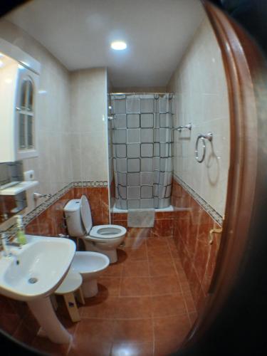 Et badeværelse på Comfort Apartamento Compartido