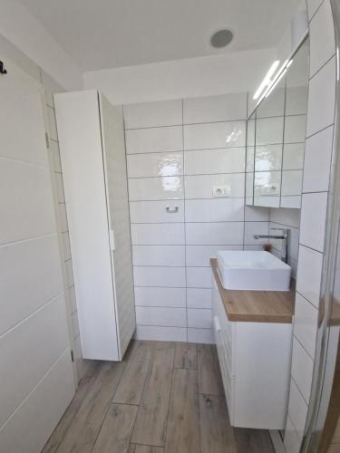 Kuchyň nebo kuchyňský kout v ubytování Penthouse apartment Josipovic