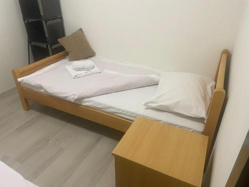 Ένα ή περισσότερα κρεβάτια σε δωμάτιο στο Apartment Andrea