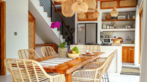 Køkken eller tekøkken på Keikotorii Villa