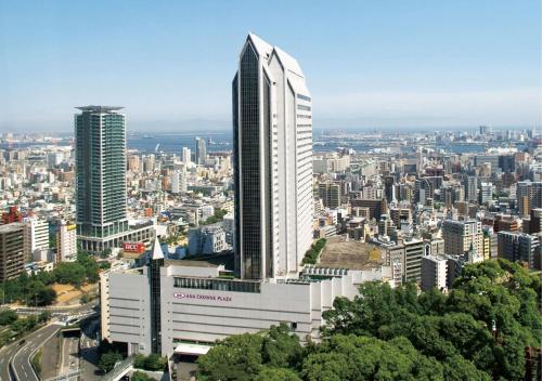 a view of a city with a tall building at ANA Crowne Plaza Kobe, an IHG Hotel in Kobe