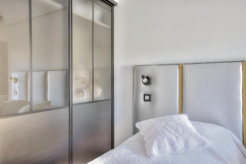 Ένα ή περισσότερα κρεβάτια σε δωμάτιο στο Luxury 4 Stars Apt Croisette