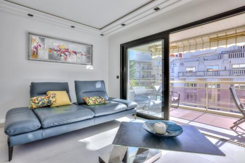 Χώρος καθιστικού στο Luxury 4 Stars Apt Croisette
