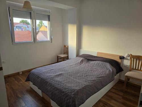 Katil atau katil-katil dalam bilik di I&B Ohrid