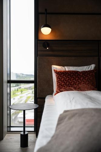 Quality Hotel Panoramaにあるベッド