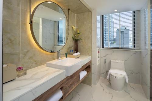 Koupelna v ubytování Aira Hotel Bangkok Sukhumvit 11