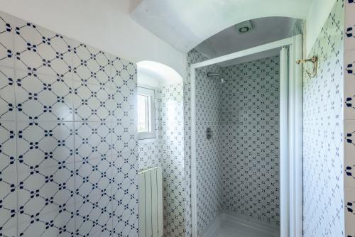 Et badeværelse på Brown apartment Siena