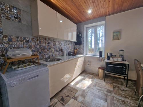Η κουζίνα ή μικρή κουζίνα στο Grigoleti - Sea Forest House