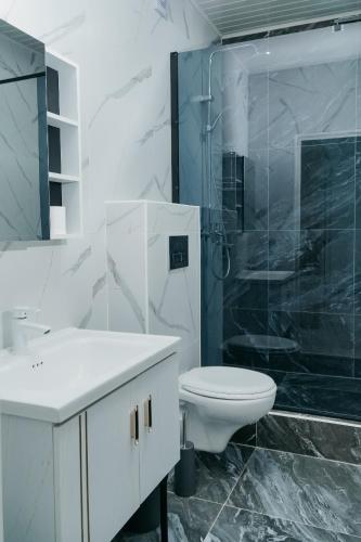Ванна кімната в Hotel Utes