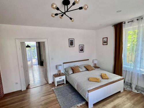 Кровать или кровати в номере Apartments Old Town
